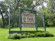 Prospect Park sign Troy