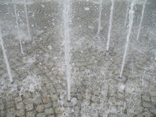 UAlbany walkthrough fountain spouts