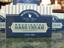 Menges and Curtis hand cream