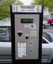 troy pay and display parking meter