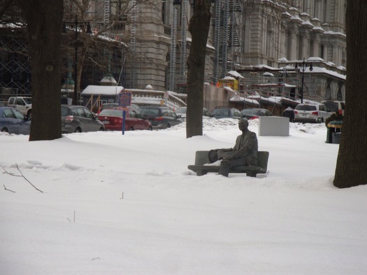 Lew Swyer all alone