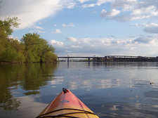 hudson river looking towards dunn bridge