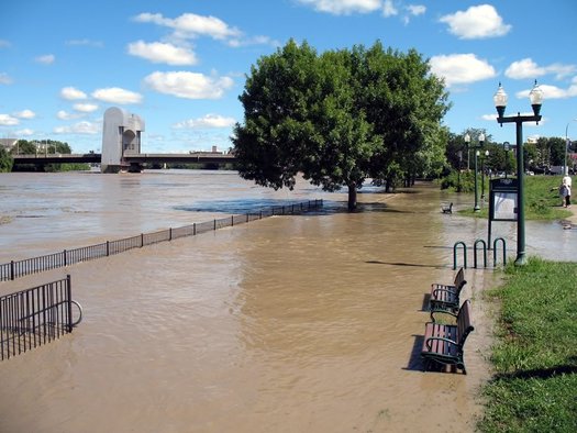 Irene flooding in Troy 2011