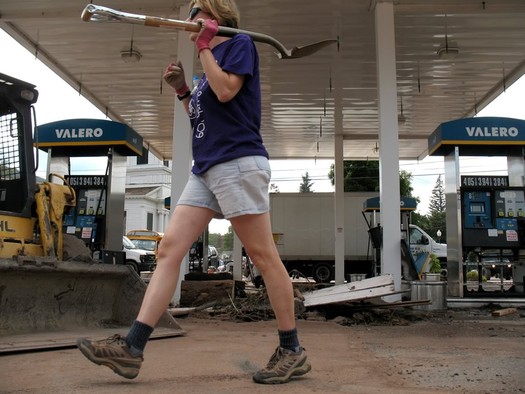 gas station