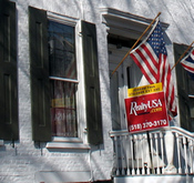 real estate sign porch