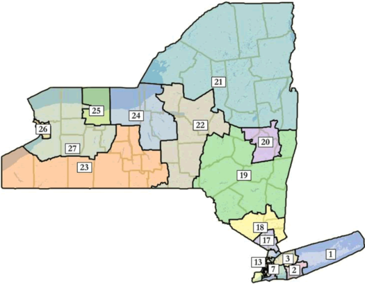 Map Of New York Congressional Districts Zip Code Map 4369