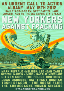 new yorkers against fracking concert the egg