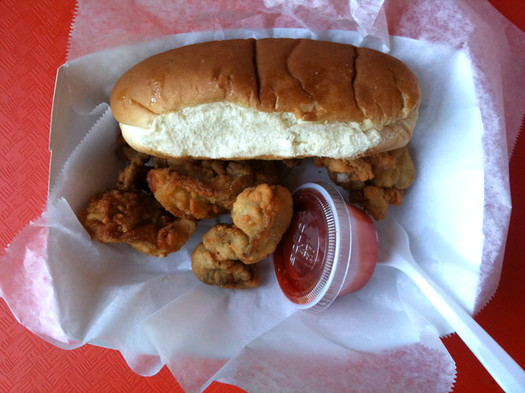 teds fish fry fried oysters overhead