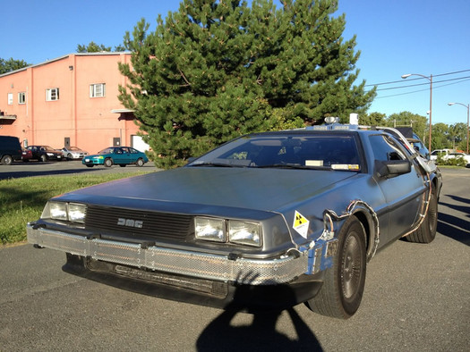 delorean time machine in albany