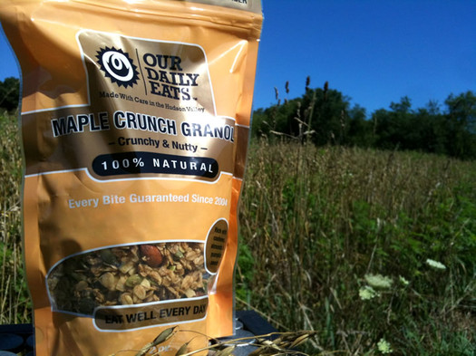 our daily eats granola bag field