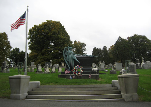 chester a arthur grave albany rural cemetery wide
