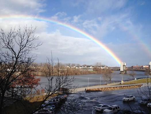 rainbow collar city bridge