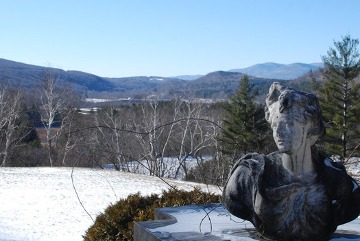 view from Wilburton Inn grounds manchester vt