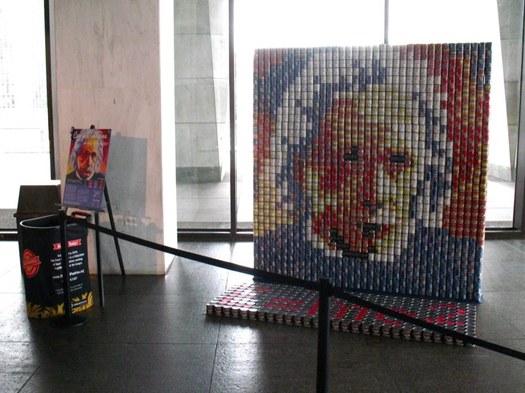 Canstruction 2013 Albert Einstein