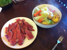 corned beef and cabbage on table flickr justgrimes