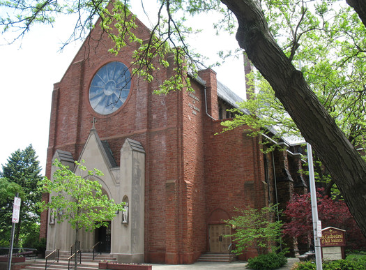 cathedral of all saints exterior spring 2013