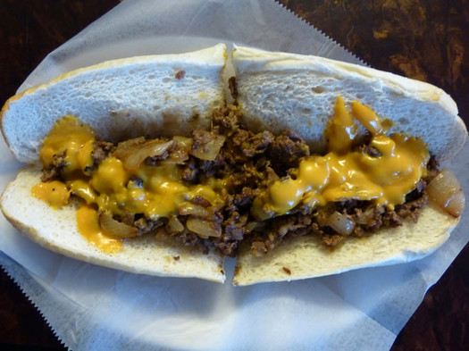 philly bar and grill cheesesteak overhead