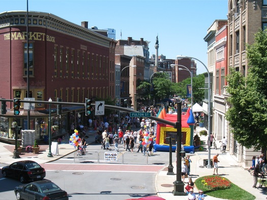 troy river street festival 2013 wide