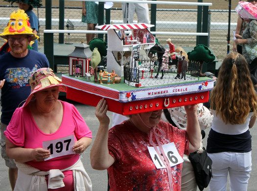 saratoga race course hat day 2013 uniquely saratoga winner