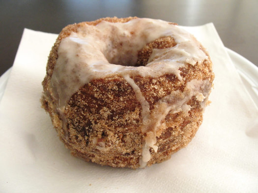 apple cider croissant donut