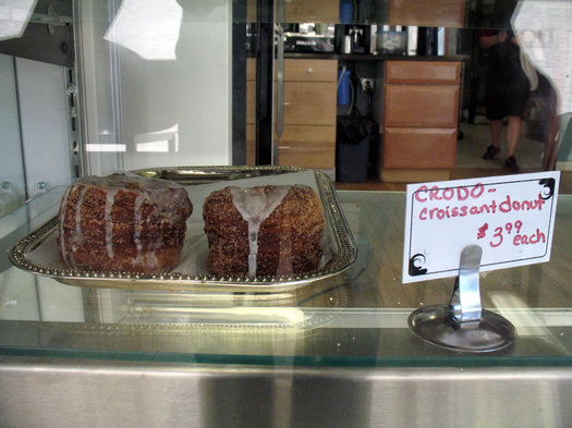 crodos in bakery case