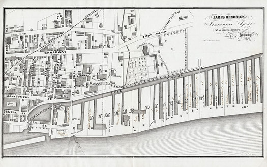 albany lumber district canal map