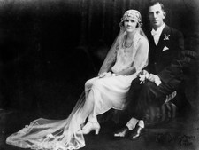 1920s wedding portrait