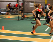 indoor track meet running