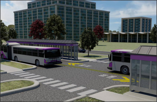 proposed cdta busplus busway harriman campus