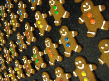rows of gingerbread men Flickr user Flare