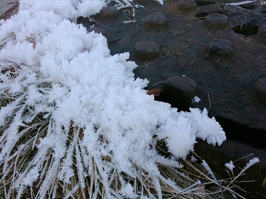 frozen storm sewer steam