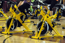 spinning class bikes by Flickr USAG-Humphreys