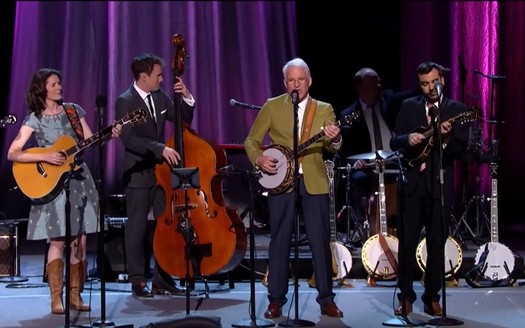 steve martin playing banjo