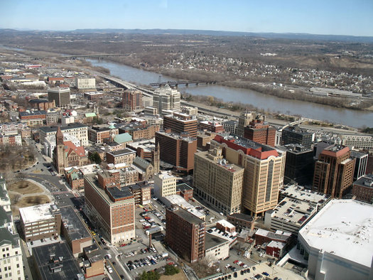 city of Albany view from corning tower