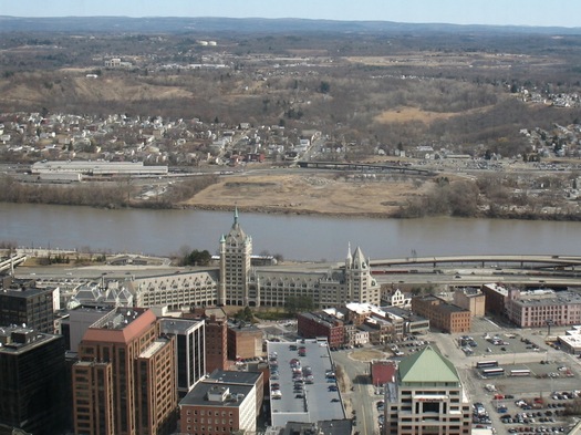 delaets landing site from corning tower
