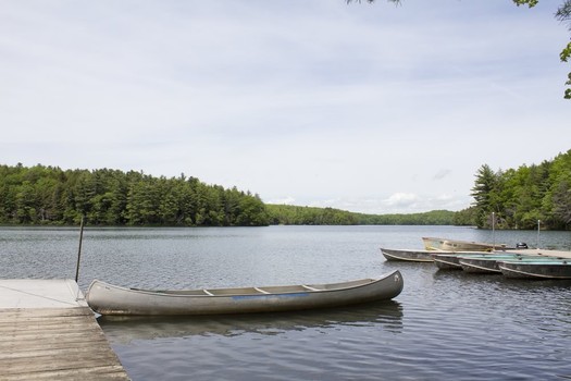 canoes at Grafton Lakes