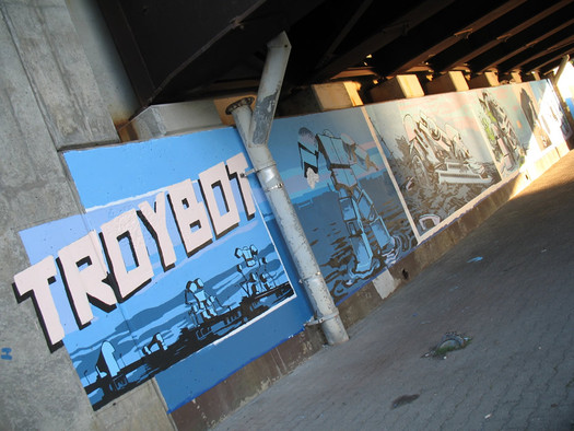 TroyBot mural