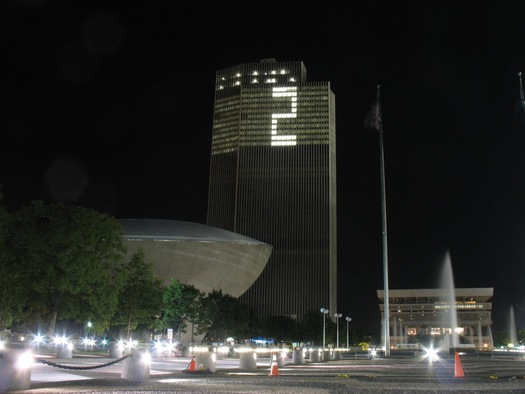 Corning Tower Derek Jeter salute