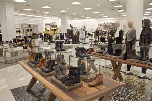 Lord and Taylor Crossgates shoe department