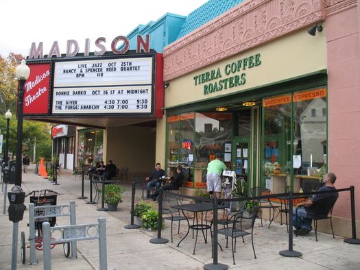 tierra coffee roasters and madison theater