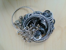 tangle of random jewelry