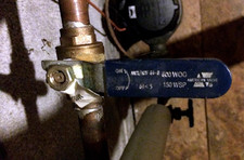 water line valve