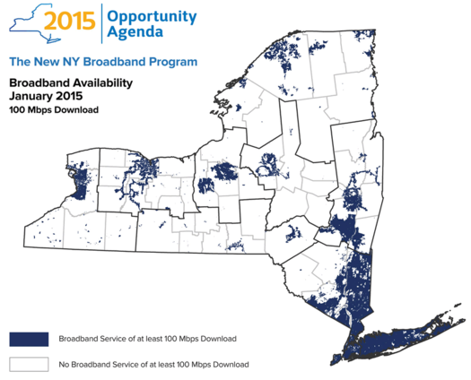 nys 100 mbps  broadband map