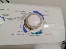 clothes washing machine dial