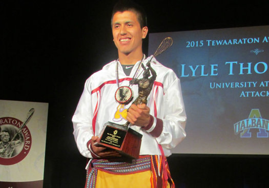 ualbany lyle thompson Tewaaraton trophy 2015