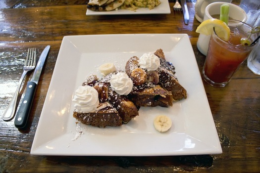 City Beer Hall Chocolate Decadence French Toast