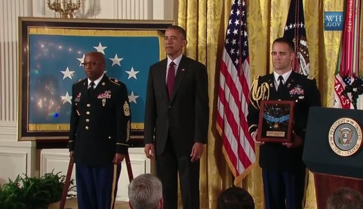 henry johnson medal of honor white house