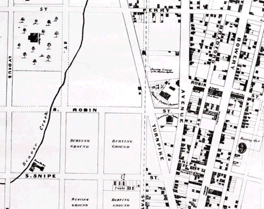 1857 Map of Albany cropped