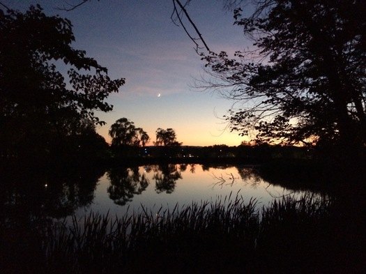 ualbany indian pond sunset