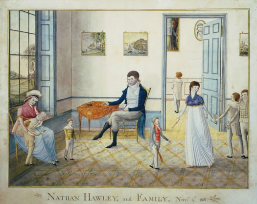 Hawley Family conversation piece 1801 William Wilkie